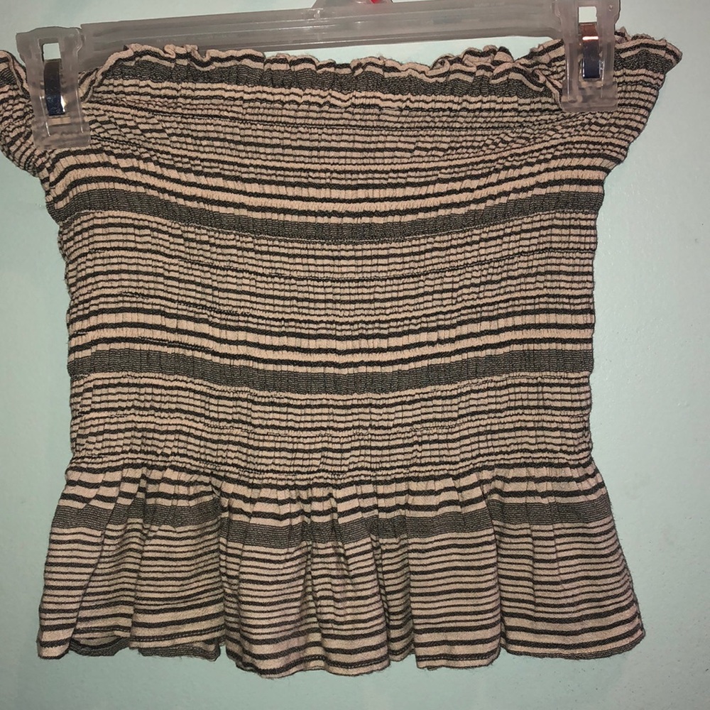Ruffled tube top